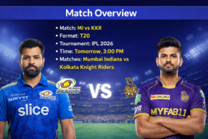Match Overview Match: MI vs KKR
